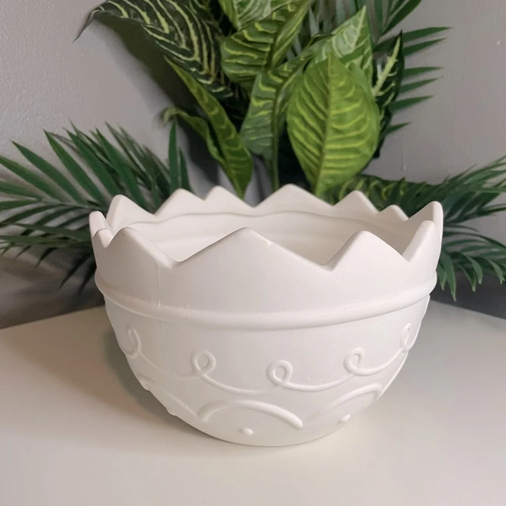 Paintable Flower Pot, DIY Ceramic Planter Decor, House plant pot, Easter